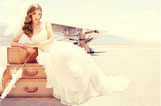 flying with wedding dress