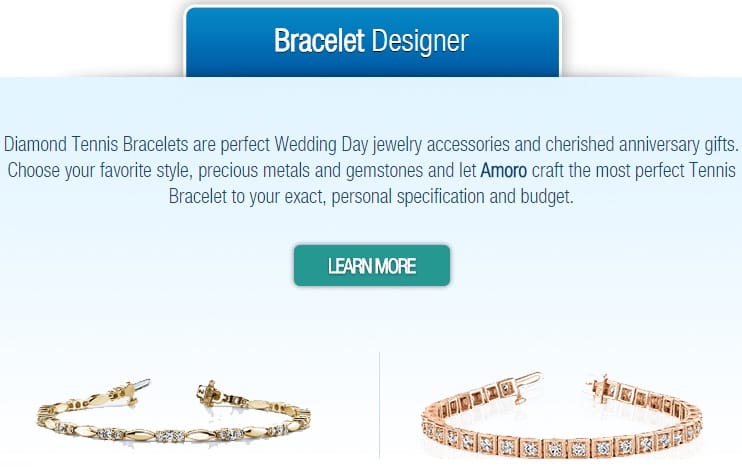 amoro charm bracelet designer