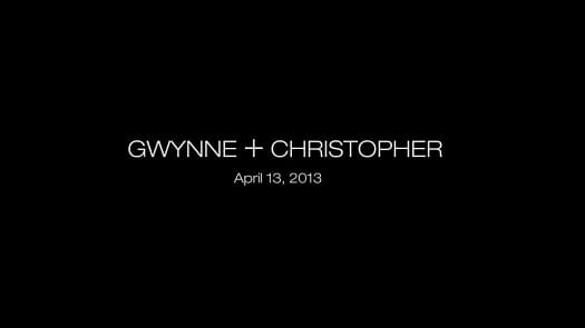 gwynne and christopher